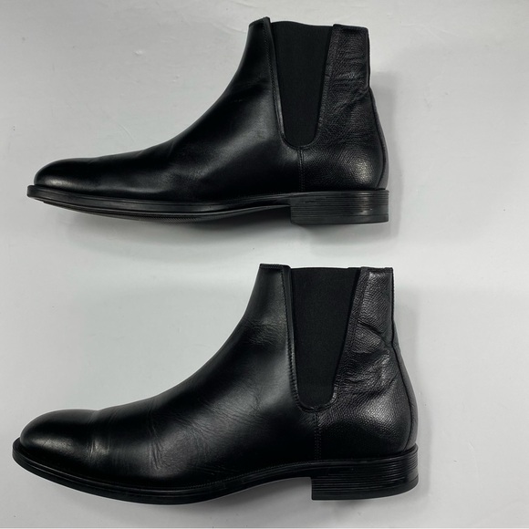 JOHNSTON & MURPHY  Chelsea Boots Men’s Size:10 Black Italy - Picture 1 of 12
